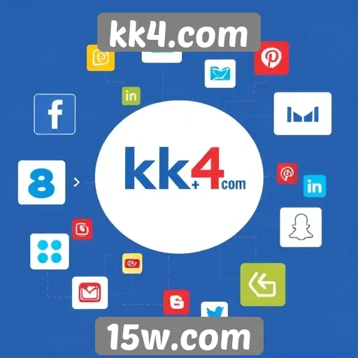 Impacto das redes sociais na divulgação do kk4.com